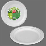 Pack De 2 Unidades - Platos De Cartón Redondos Blancos Ø25 Cm, 25 Uds