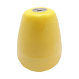 Pack De 2 Unidades - Portalámparas Cerámico Vintage E27 4 A 100 W 250 V~ Amarillo, Ø47 X 59 Mm