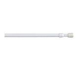 Pack De 2 Unidades - Portavisillo Extensible A Presión Rosca Blanco, Ø0,8 X 40 - 65 Cm, 2 Uds