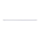 Pack De 2 Unidades - Portavisillo Extensible Plano Blanco, Ø1,1 X 80 - 145 Cm, 2 Uds