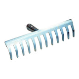 Pack De 2 Unidades - Rastrillo Metalico 12 Dientes Acero Galvanizado 29,5x13cm Kinzo