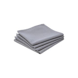 Pack De 2 Unidades - Servilletas De Algodón Color Gris 40 X 40 Cm, 4 Uds