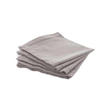 Pack De 2 Unidades - Servilletas De Algodón Color Topo 40 X 40 Cm, 4 Uds
