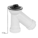 Pack De 2 Unidades - Sifon "Y" 1" 1/2" Completo. Con Tapon Y Cadena