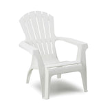 Pack De 2 Unidades - Sillon Relax Apilable Color: Blanco 75x86x86cm Modelo: Dolomiti Progarden