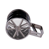Pack De 2 Unidades - Tamizador De Acero Inoxidable Para Harina Ø10 X 9 Cm