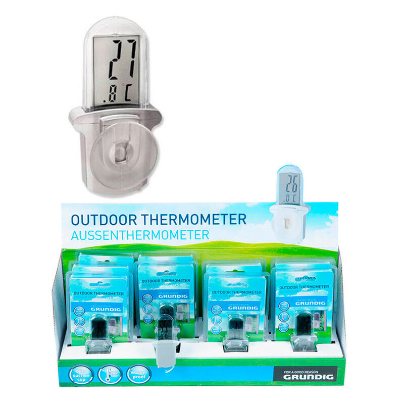 Pack De 2 Unidades - Termometro Exterior Digital Con Ventosa