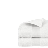 Pack De 2 Unidades - Toalla De Rizo 450 G / M² Color Blanco 30 X 50 Cm