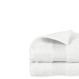 Pack De 2 Unidades - Toalla De Rizo 450g Color Blanco 30x50cm