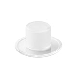 Pack De 2 Unidades - Tope De Puerta Adhesivo Cilindro Transparente (Blister 2 Unid.) Inofix