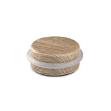 Pack De 2 Unidades - Tope De Puerta Adhesivo Plastico-Metal Decorado Nogal Americano Ø4,6x1,8cm Inofix