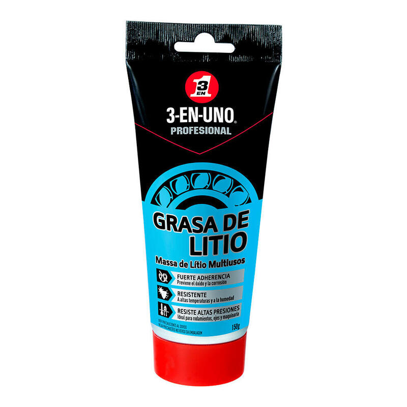 Pack De 2 Unidades - Tubo De Grasa De Litio Multiusos 150g 34167 3 En 1