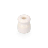 Pack De 20 Unidades - Aislador De Porcelana Para Cable Trenzado Blanco