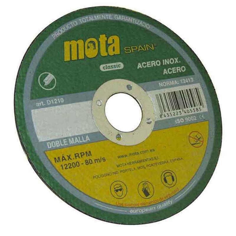 Pack De 20 Unidades - Disco Corte Acero Inox Ø115 X 1,0 X 22,23 Mm