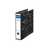 Pack De 20 Unidades Dohe Archivador Palanca Archinovo A4 Lomo Ancho Rado Cartón Forrado Negro Jaspeado