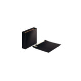 Pack De 20 Unidades Esselte Cajetin De Carton Para Archivadores - Tamaño Folio - Lomo 75mm - Capacidad 500 Hojas - Color Negro