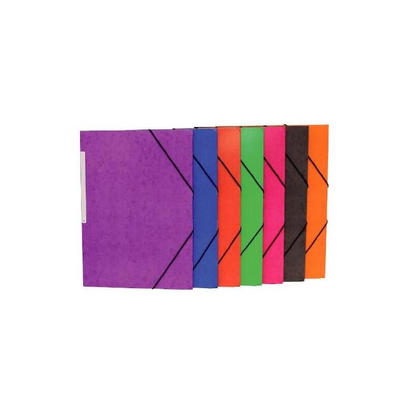 Pack De 20 Unidades Mariola Carpeta De Carton Simil Prespan Con Etiqueta En Lomo Folio 500gr/M2 - Medidas 34x25cm -