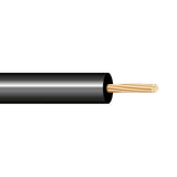 Pack De 200 Unidades - Cablecillo H05v-K 0,50 Mm² Negro Euro/M