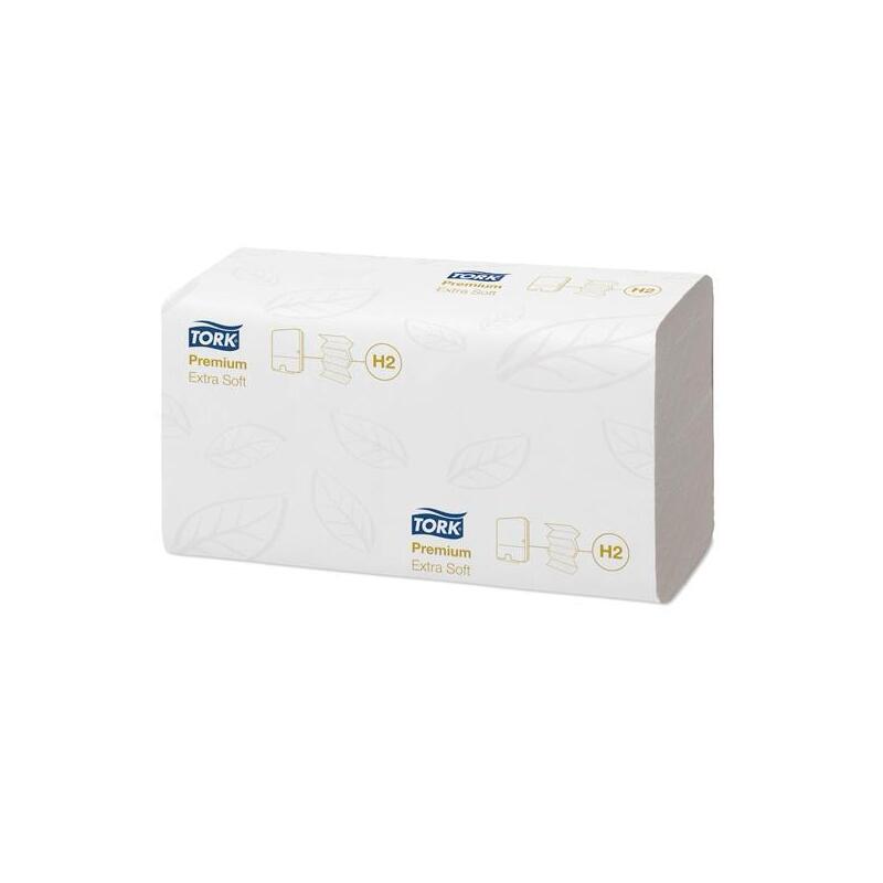 Pack De 21 Unidades Tork Xpress Toalla De Mano Entredoblada Sistema H2 34x21,2cm 2 Capas Extra Suave Blanco Pack
