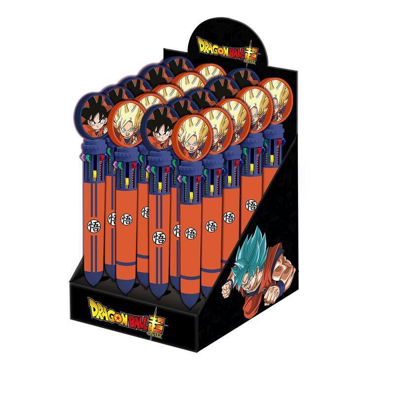 Pack De 24 Unidades - Boligrafo 10 Colores Dragon Ball Super Surtido