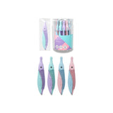 Pack De 24 Unidades Erichkrause Pastel Compas Escolar - Cuerpo De Plastico - Estuche De Pvc - 122mm De Longitud - Radio