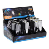 Pack De 24 Unidades - Linterna Led Mini De Aluminio, 3 X Aaa (No Incluidas), Colores Surtidos, Ø25 X 85 Mm