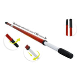 Pack De 24 Unidades - Mango Metálico Extensible 86-150cm Rosca Ø22mm