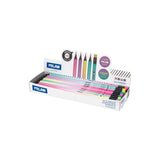 Pack De 24 Unidades Milan Lápices Grafito Hb Con Goma Sunset Colores Surtidos
