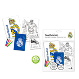 Pack De 24 Unidades - Set De Colorear Con Cuaderno Real Madrid