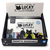 Pack De 24 Unidades - Set Marcapaginas Gato Negro Surtido
