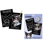 Pack De 24 Unidades - Set Papeleria Scratch Art Kuromi Hello Kitty
