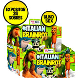 Pack De 24 Unidades - Sobre Figura + 3 Cartas Coleccionables Italian Brainrot Surtido