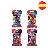 Pack De 24 Unidades - Sobre Juego Cartas Coleccionables Sleeved Booster Rivales Predestinados Pokemon Surtido