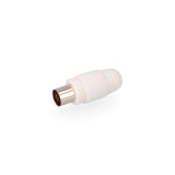 Pack De 25 Unidades - Base Aerea Tv 9,5mm. Recta Hembra Retractilado
