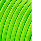 Pack De 25 Unidades - Carrete Cable Cordón Tubular H03vv-F 2 X 0,75 Mm² Fluor Amarillo, 25 M