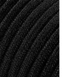 Pack De 25 Unidades - Carrete Cable Cordón Tubular H03vv-F 2 X 0,75 Mm² Negro, 25 M