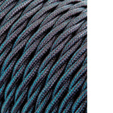 Pack De 25 Unidades - Carrete Cable Textil Trenzado H03vv-F 2 X 0,75 Mm² Gris Oscuro, 25 M