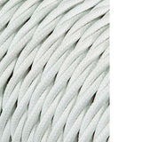 Pack De 25 Unidades - Carrete Cable Textil Trenzado H03vv-F 2 X 0,75 Mm² Gris Plateado, 25 M