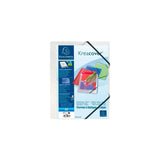Pack De 25 Unidades Exacompta Carpeta Con Gomas Kreacover 3 Solapas A4 Polipropileno Translúcido Incoloro