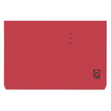 Pack De 25 Unidades Gio By Elba Subcarpeta Con Bolsa Y Solapa Folio Rojo - Resistente Cartulina De 320gr - Bolsa Y