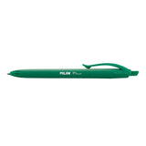 Pack De 25 Unidades Milan P1 Touch Boligrafo De Bola Retractil Verde