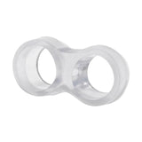 Pack De 25 Unidades - Tope Puerta Manilla Amortiguador Tp13, Transparente, 47 X 25 X 14 Mm