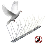 Pack De 25 Unidades - Varilla Disuasoria Para Aves, Anti Palomas, Acero Inoxidable; 100 X 2,5 X 11 Cm