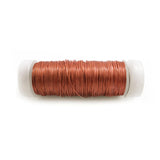 Pack De 3 Unidades - Alambre Cobre Nº 6 - 0,40mm X 50m Con Bobina