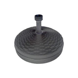 Pack De 3 Unidades - Base De Parasol 20 L Color: Negro Ø46x15cm Ipae Progarden