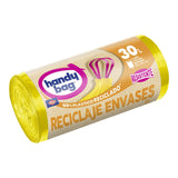 Pack De 3 Unidades - Bolsa Basura Albal Handy Bag Amarilla 30l.15uds (55x60cm)