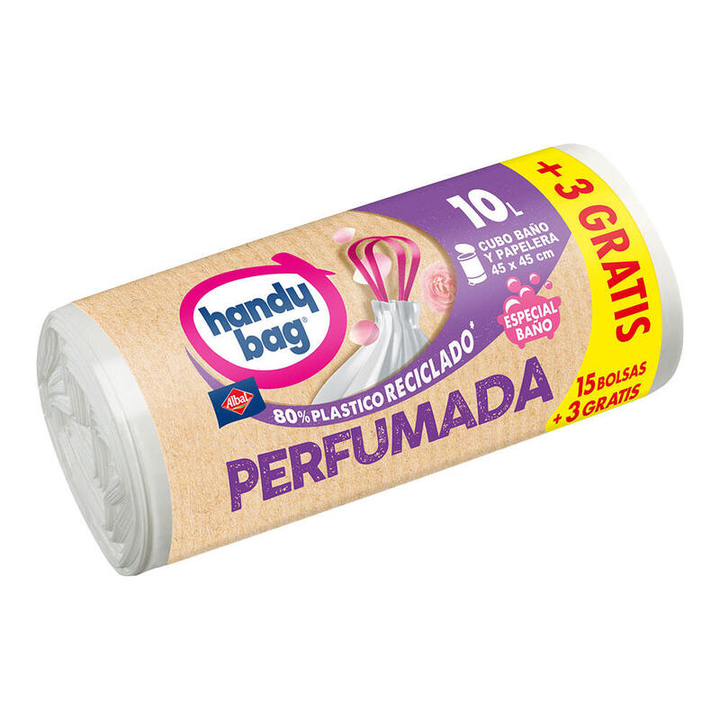 Pack De 3 Unidades - Bolsa De Basura Perfumada 10 L (45 X 45 Cm) 12 Uds