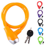 Pack De 3 Unidades - Candado De Cable Ø12mm 65cm Dunlop Colores / Modelos Surtidos