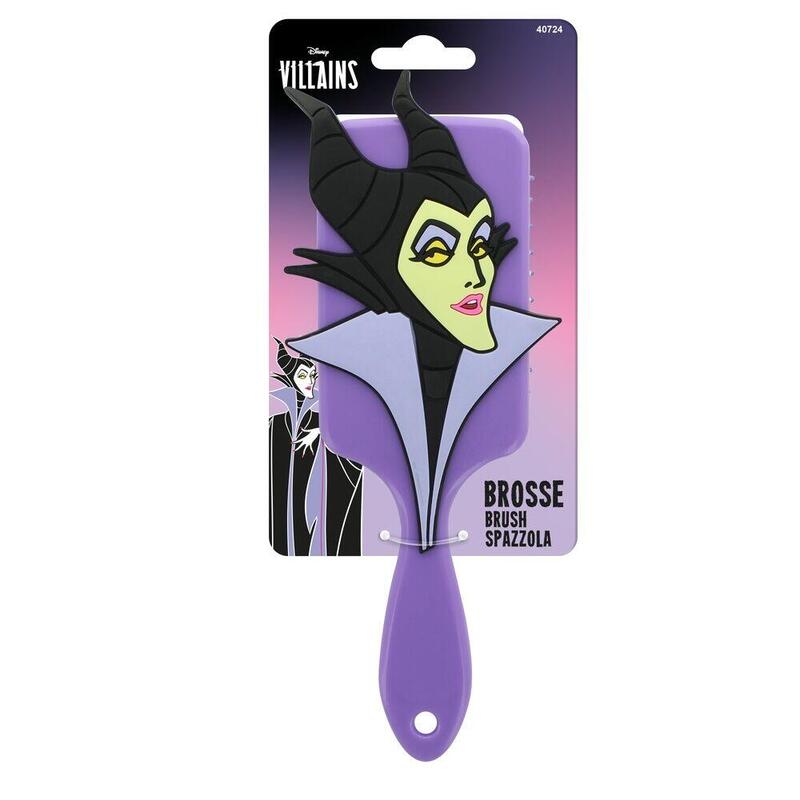 Pack De 3 Unidades - Cepillo Pelo 3d Malefica Villanas Disney