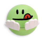 Pack De 3 Unidades - Colgador Adhesivo Infantil Diseño Cara Verde